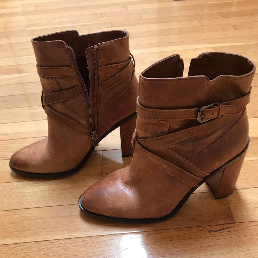 Vince Camuto Block Heel Ankle Boots